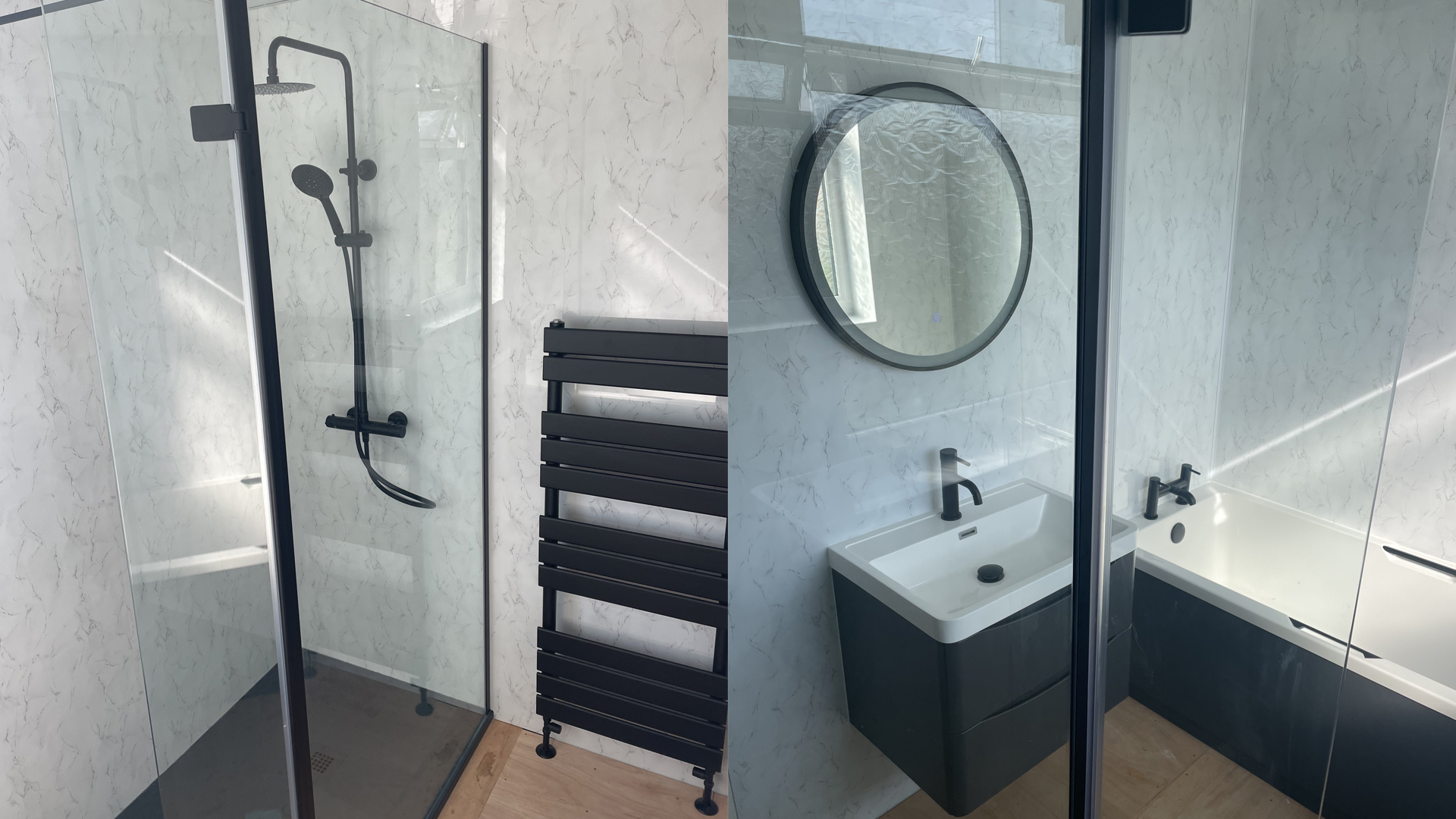 Bathroom installation project